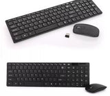 Kit Teclado e Mouse sem Fio Óptico