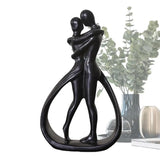 Estatueta Moderna Abstrata Casal