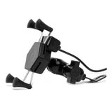 Suporte Universal de Celular para Motocicletas com carregador USB